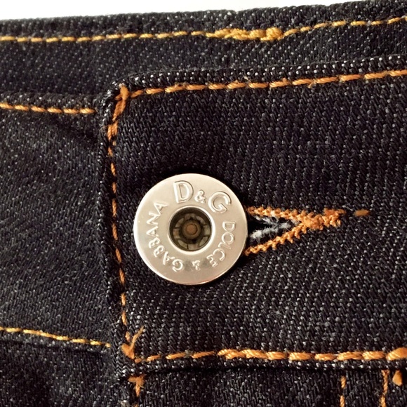 DOLCE & GABBANA Dark Denim Pencil Skirt - Picture 8 of 15